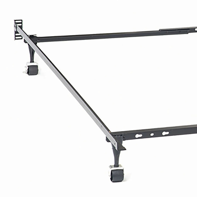 Deverton - Queen / Eastern King / California King Bed Frame With Center Support And Adjustable Design - Black by HouseOfZazla