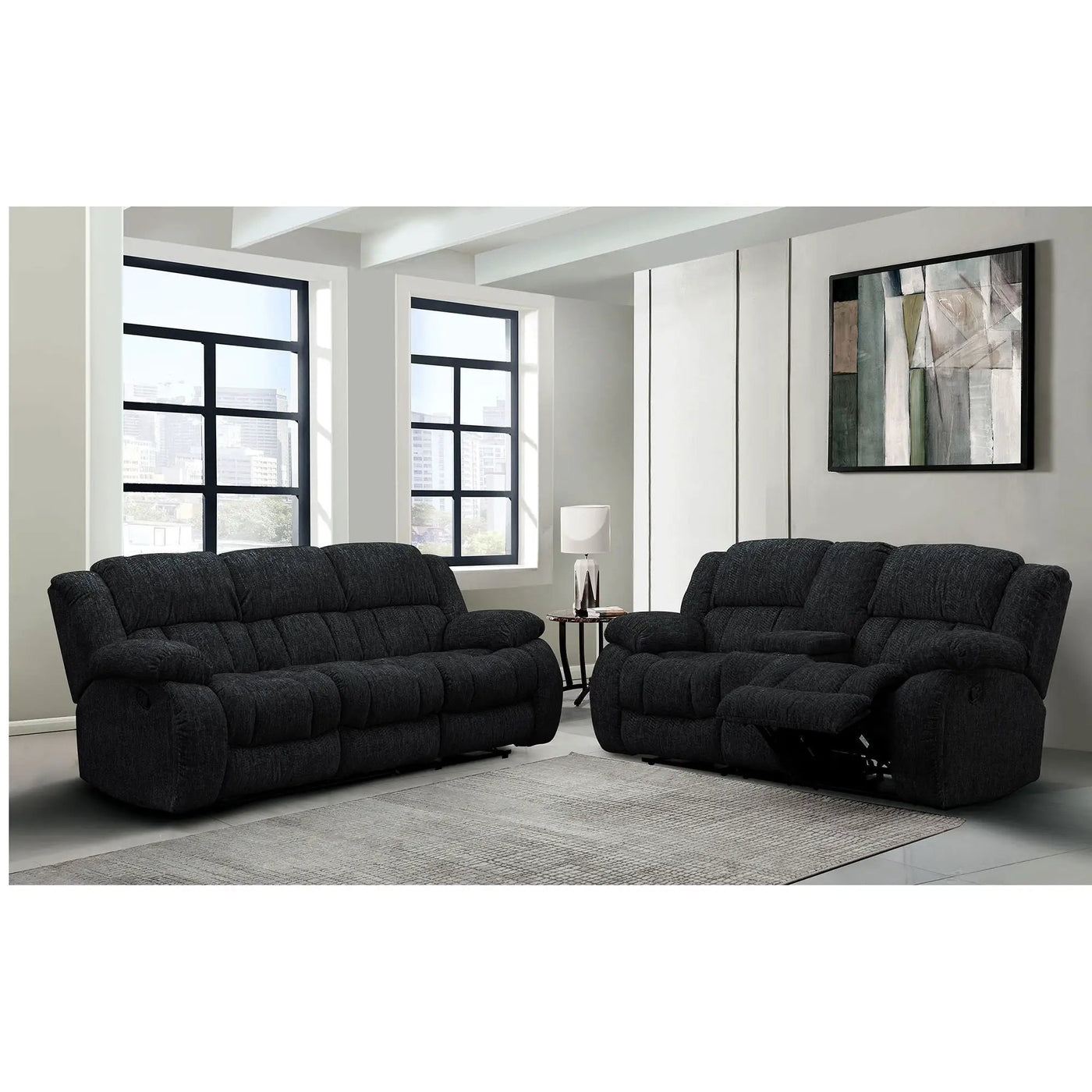 Stonic - Reclining Sofa Modern Design by Unique Piece Furniture