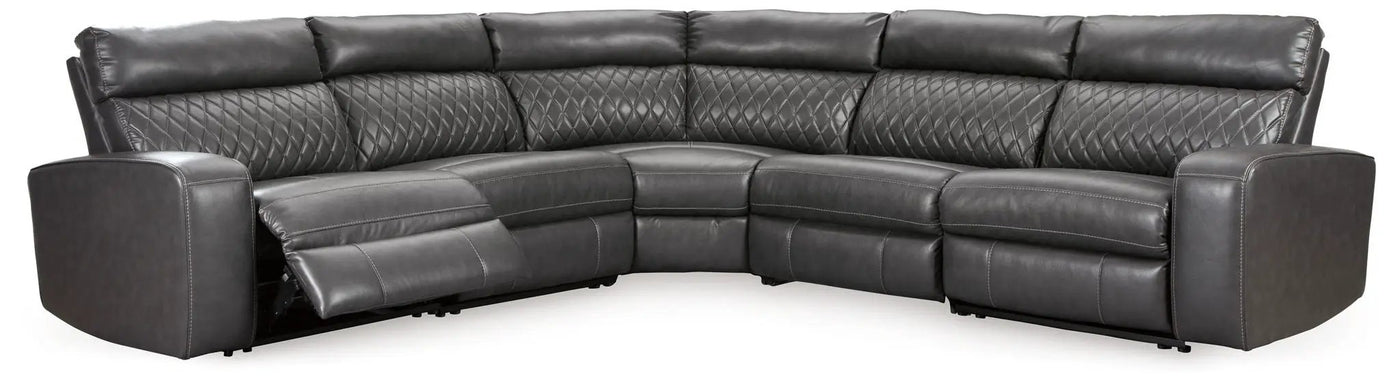 Samperstone - Power Reclining Sectional by Unique Piece Furniture