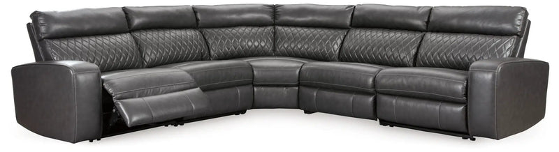 Samperstone - Power Reclining Sectional by Unique Piece Furniture