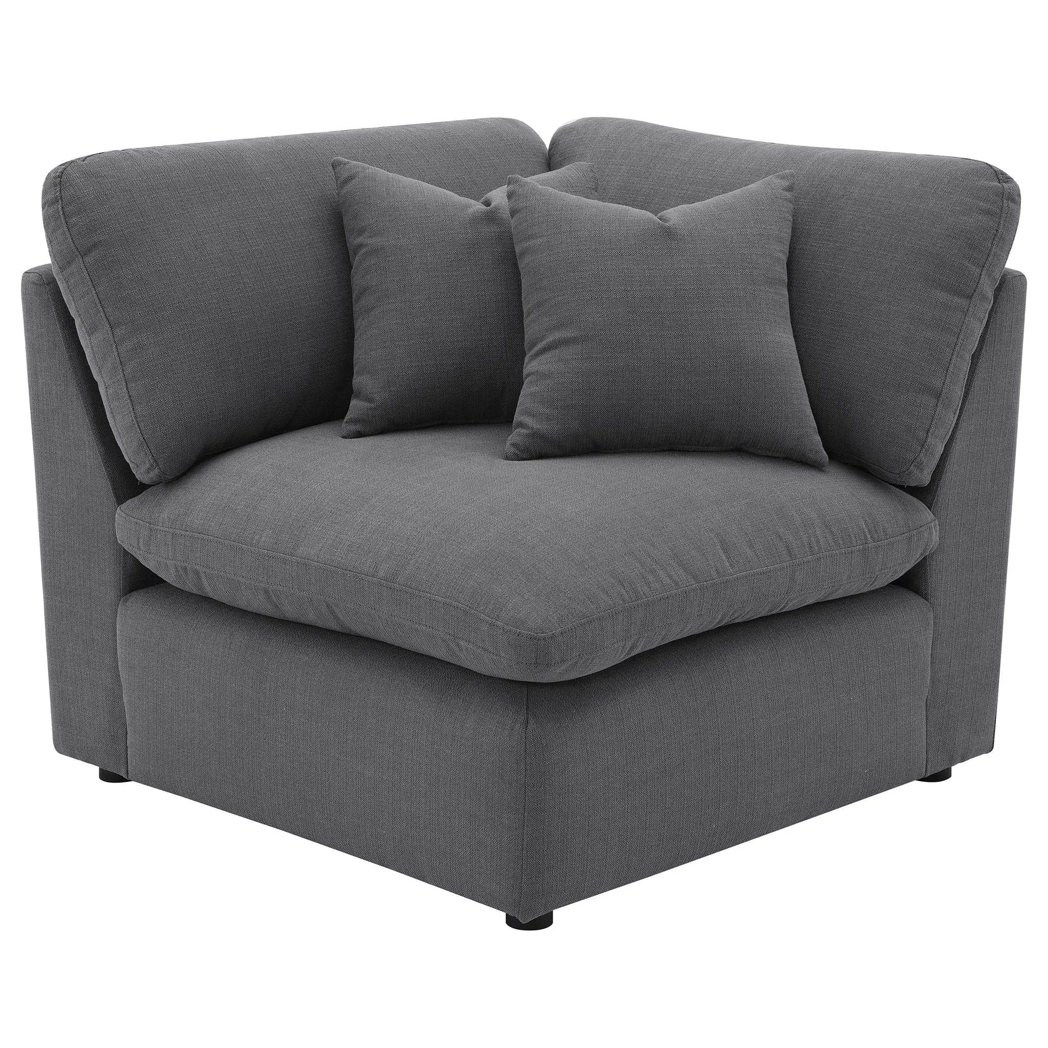 Hobson 5-piece Upholstered Modular Sectional Sofa Charcoal by Unique Piece Furniture