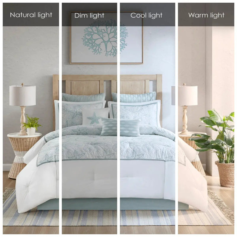Comforter Set White King by HouseOfZazla
