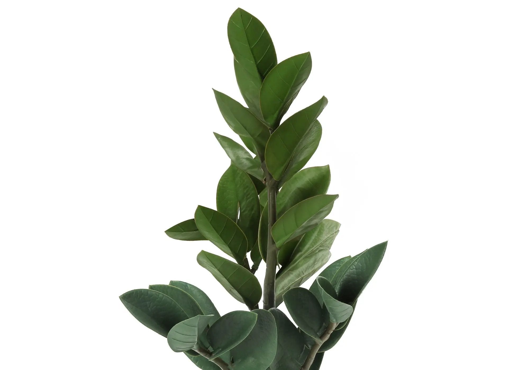 20" Tall, Artificial Plant, Zz, Indoor, Faux, Fake, Table, Greenery, Potted, Real Touch, Decorative - Green / Gray by Unique Piece Furniture
