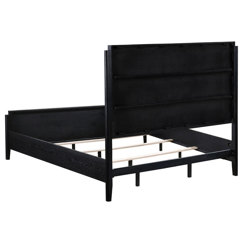 Brookmead 60-inch Upholstered Eastern King Bed Black by Unique Piece Furniture