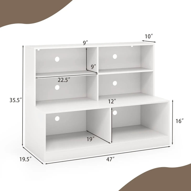 Entryway Shoe Cabinet with 2 Anti-tipping Kits-White by DirectDeals