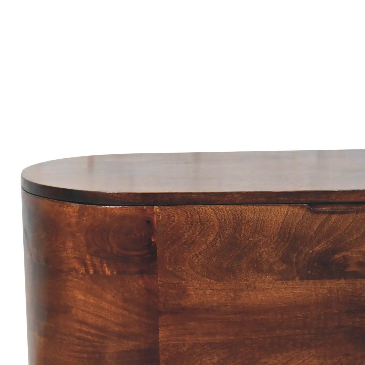 Rounded Lid Up Blanket Box by Unique Piece Furniture