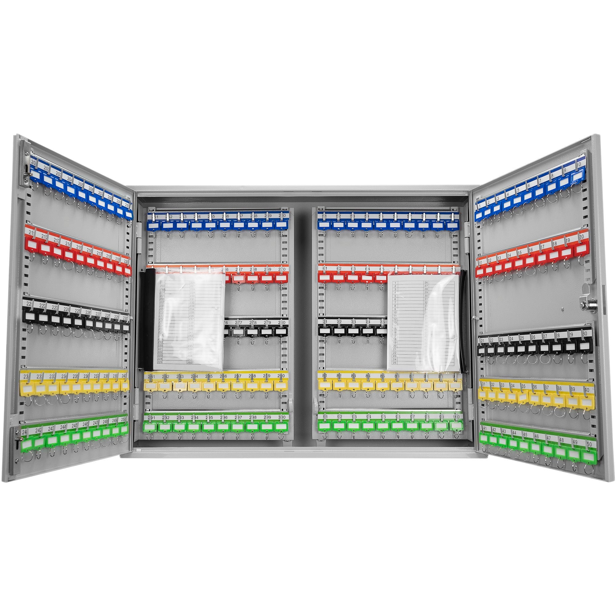400 Keys Adjustable Key Lock Box With Digital Lock - Gray by HouseOfZazla