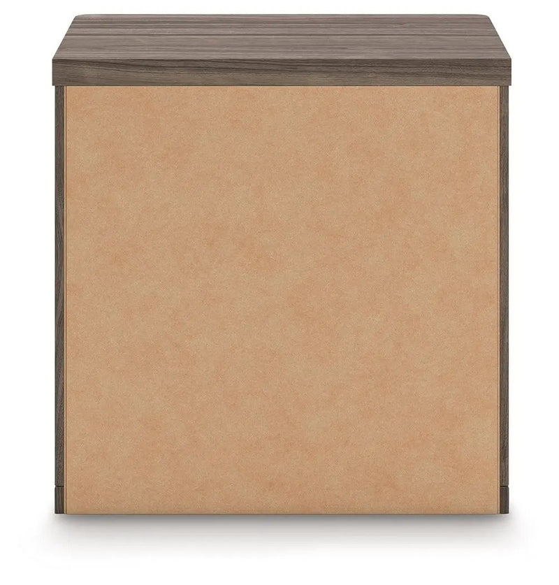 Kendanport - Two Drawer Night Stand - Brown / White by Unique Piece Furniture