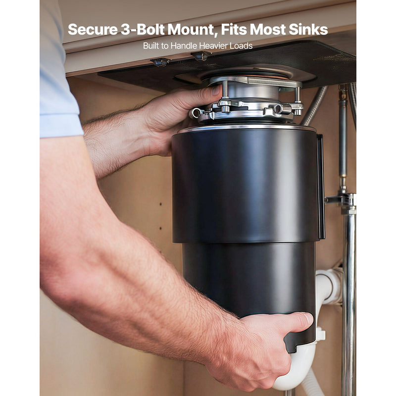 Food Waste Garbage Disposal with 3/4HP Motor and Continuous Feed by HouseOfZazla