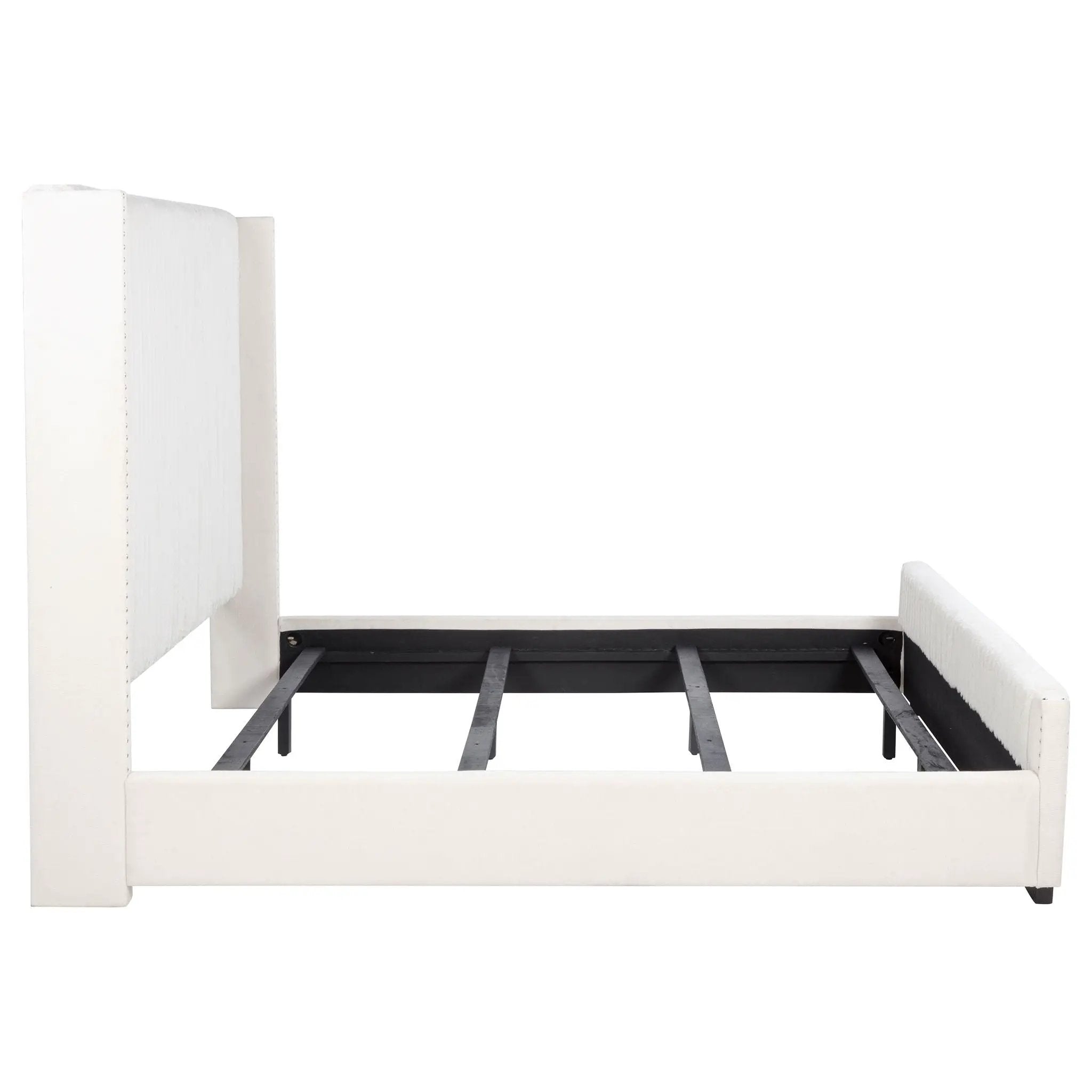 Natasha 65-inch Upholstered California King Bed Cream by Unique Piece Furniture