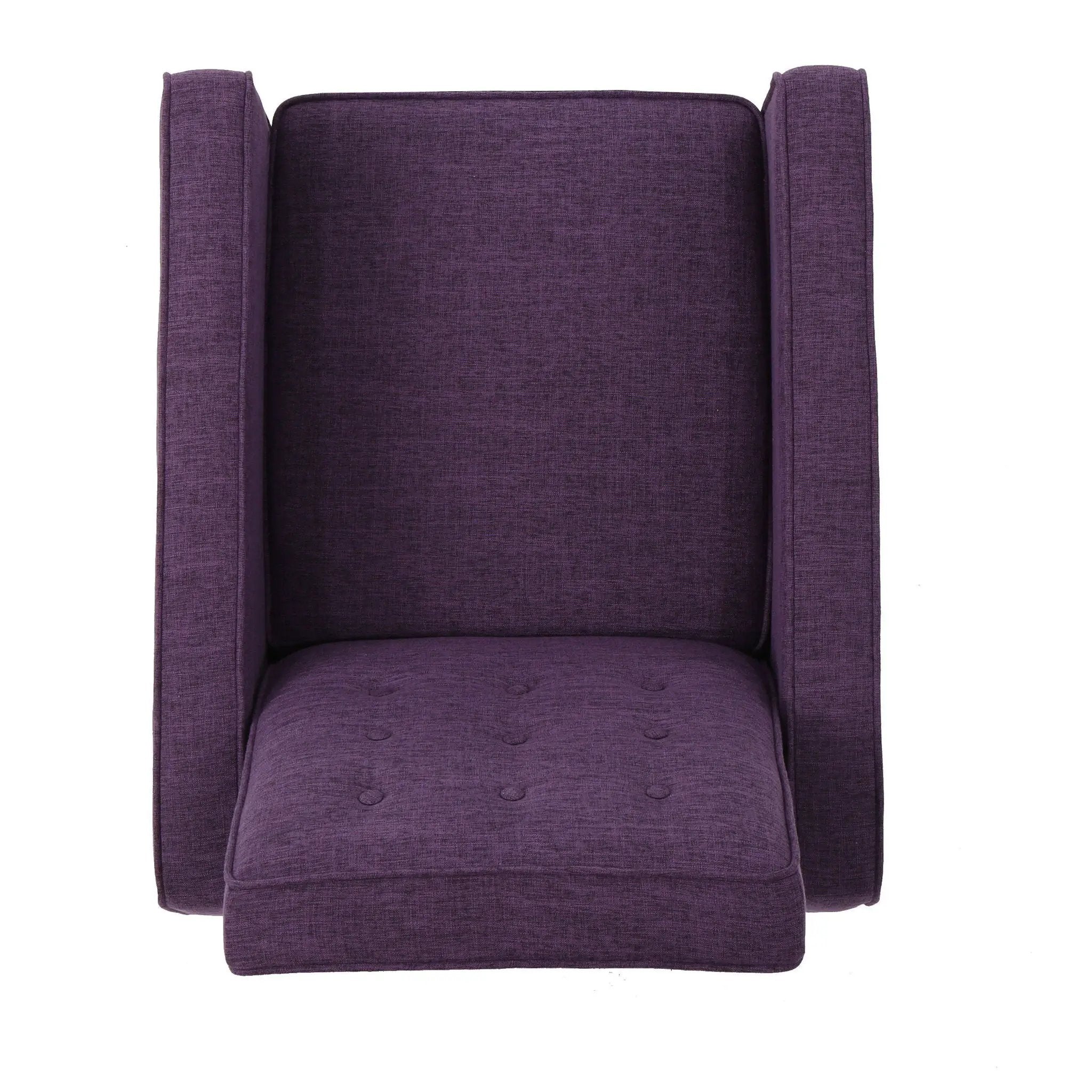 Mid-Century Modern Recliner With Button Tufted Waffle Stitch by HouseOfZazla