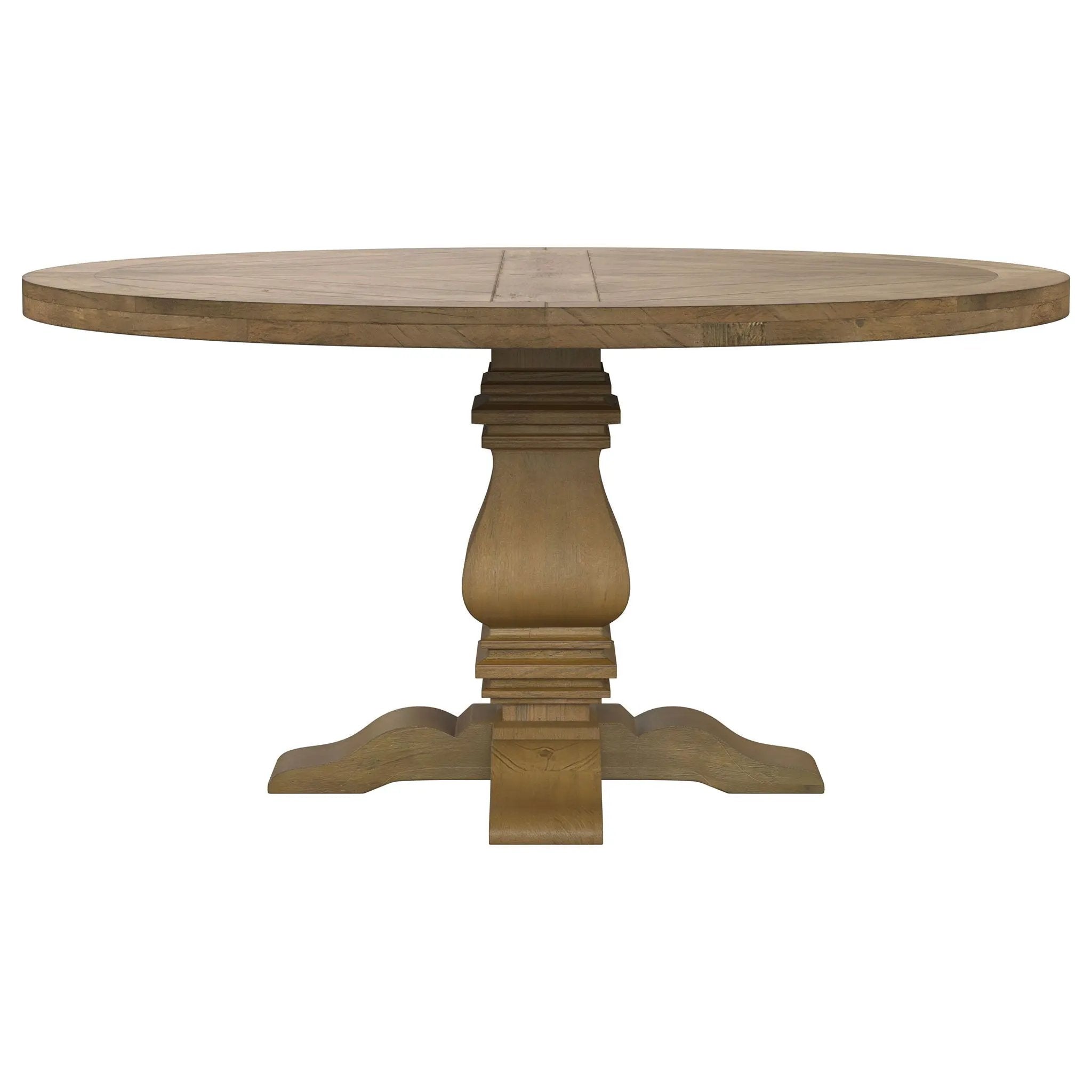 Florence 5-piece Round Dining Table Set Rustic Honey by Unique Piece Furniture