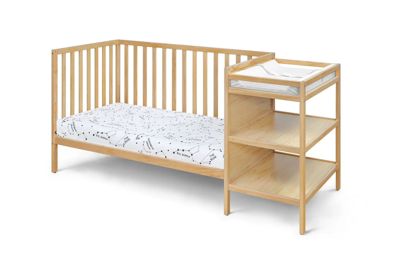 Palmer - 3-in-1 Convertible Crib / Changer Combo by Unique Piece Furniture