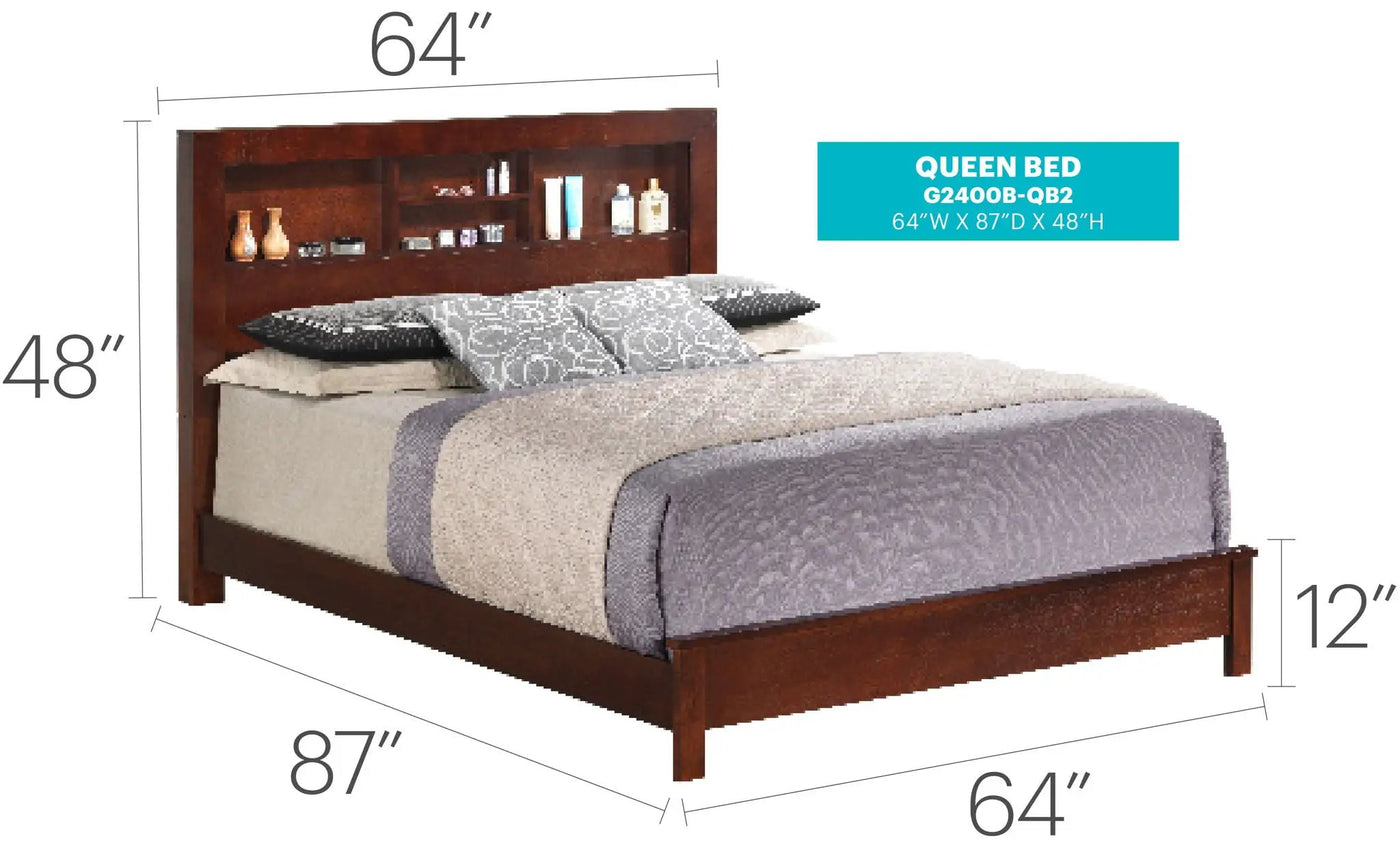 Bed With Transitional Design Stylish by HouseOfZazla