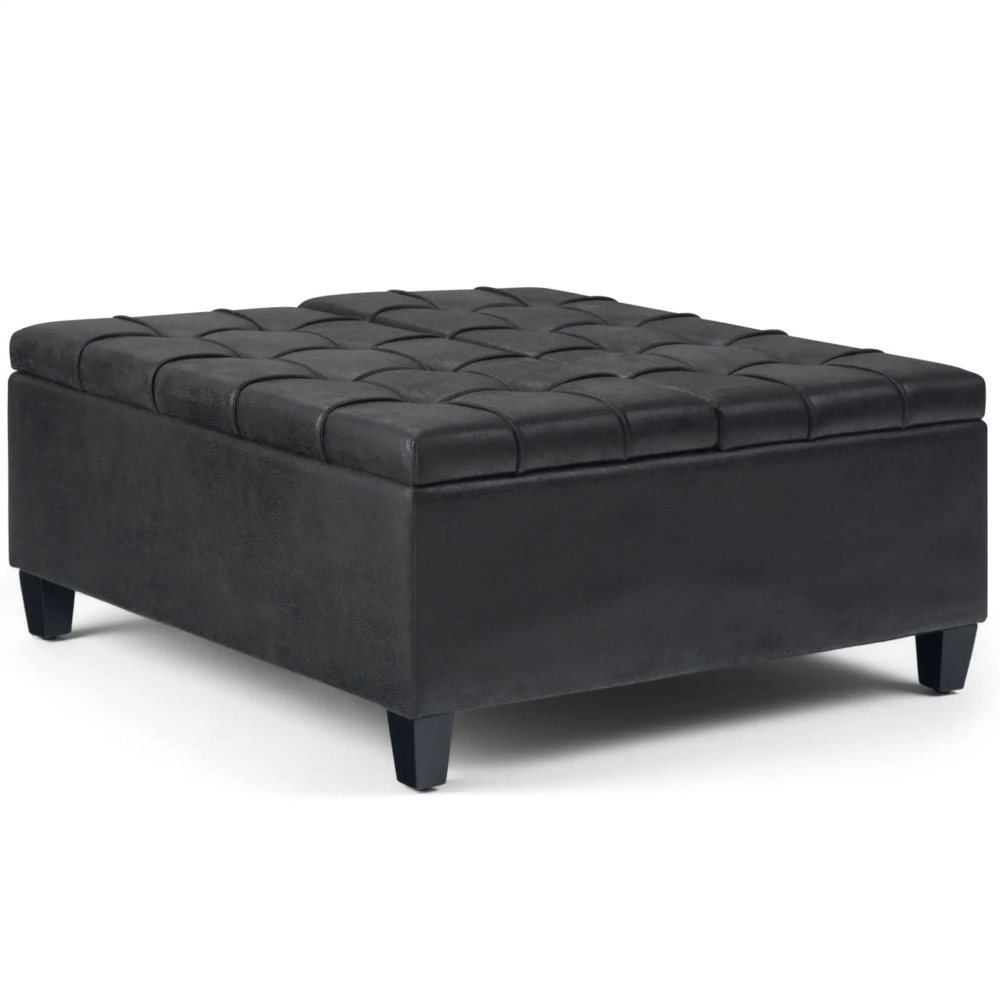Harrison - Upholstered Coffee Table Storage Ottoman by HouseOfZazla