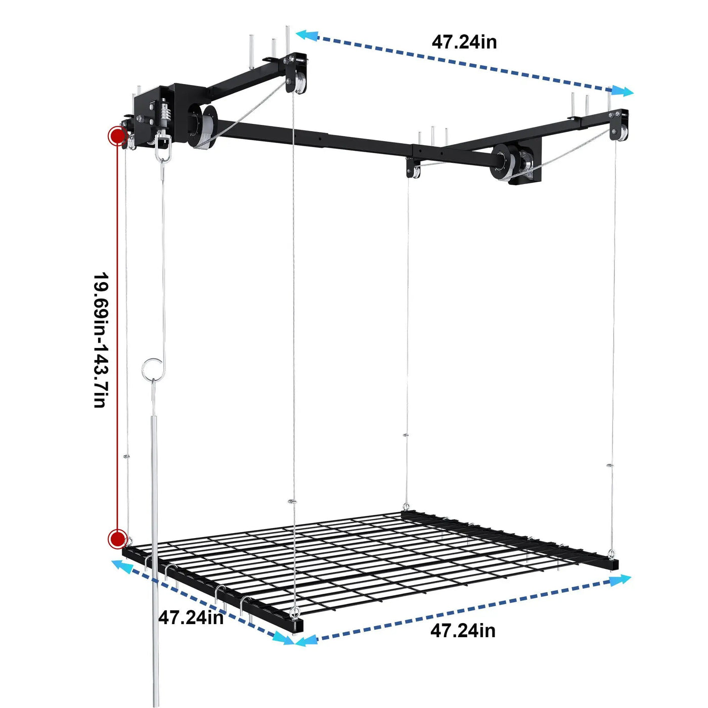 Overhead Garage Storage Rack by HouseOfZazla