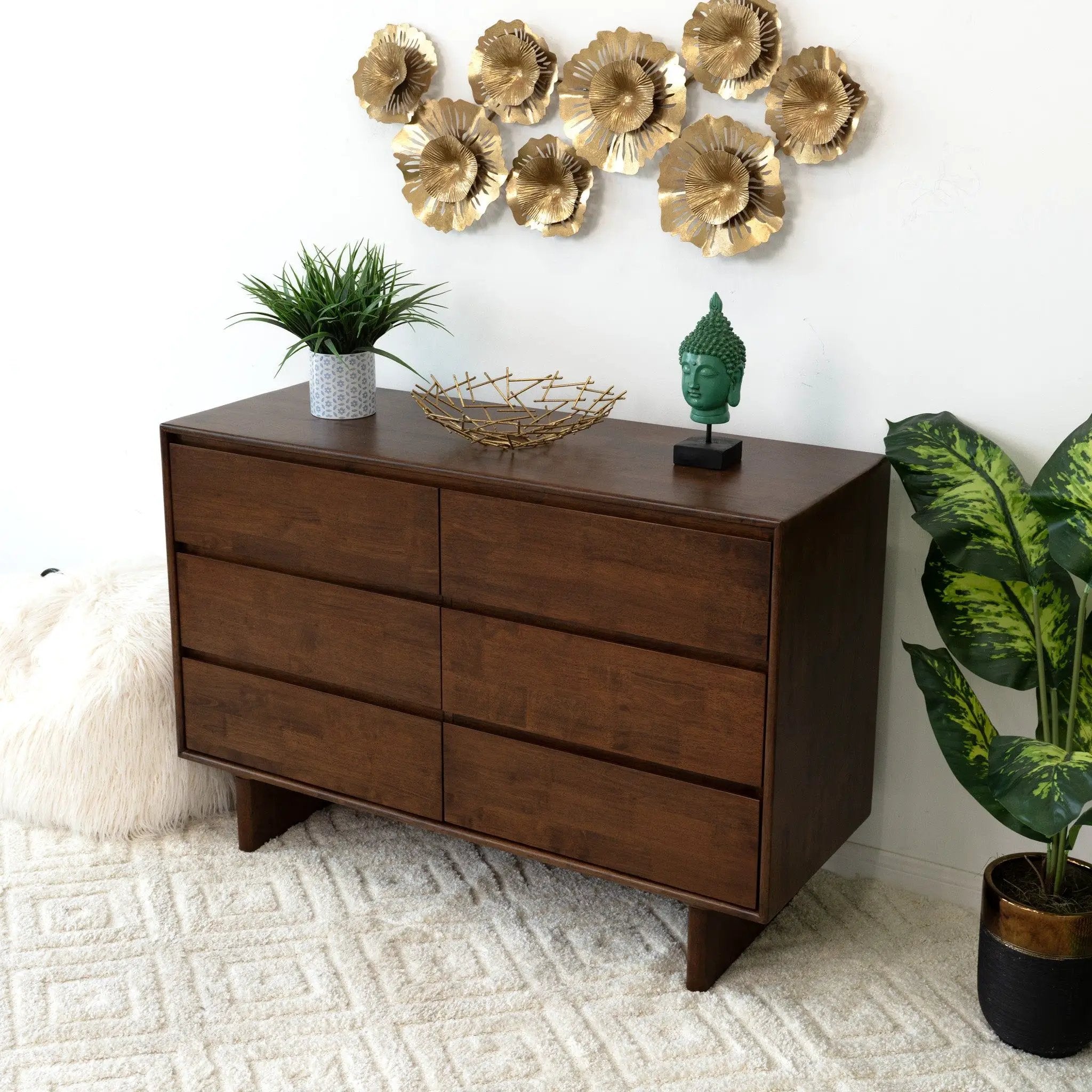 Dubrovnik - Dresser With 6 Drawers - Brown by HouseOfZazla