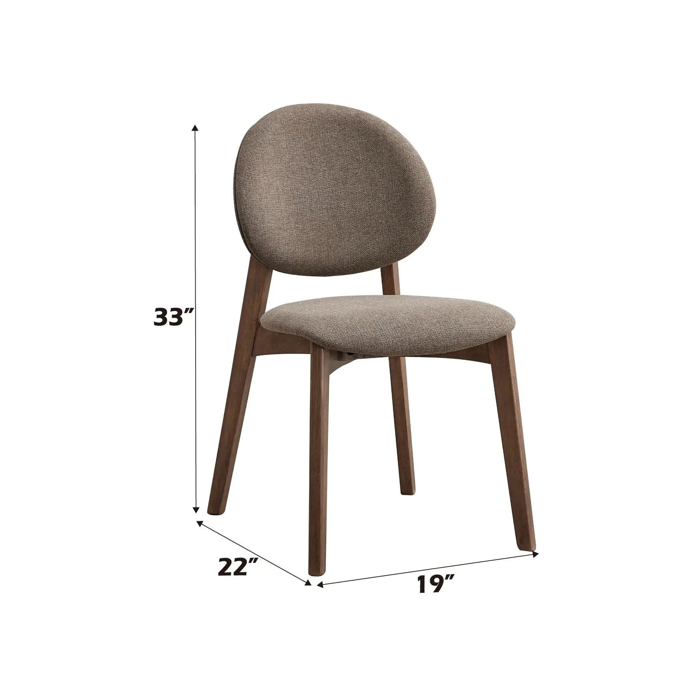Hadasa - Side Chair, Elegant Upholstery (Set of 2) by Unique Piece Furniture