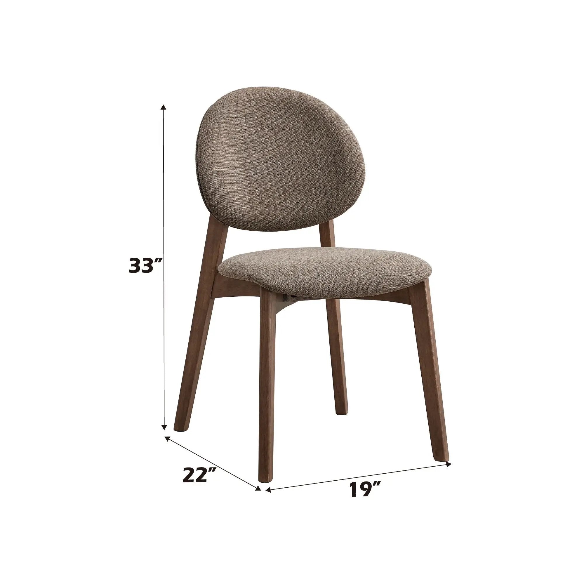 Hadasa - Side Chair, Elegant Upholstery (Set of 2) by Unique Piece Furniture