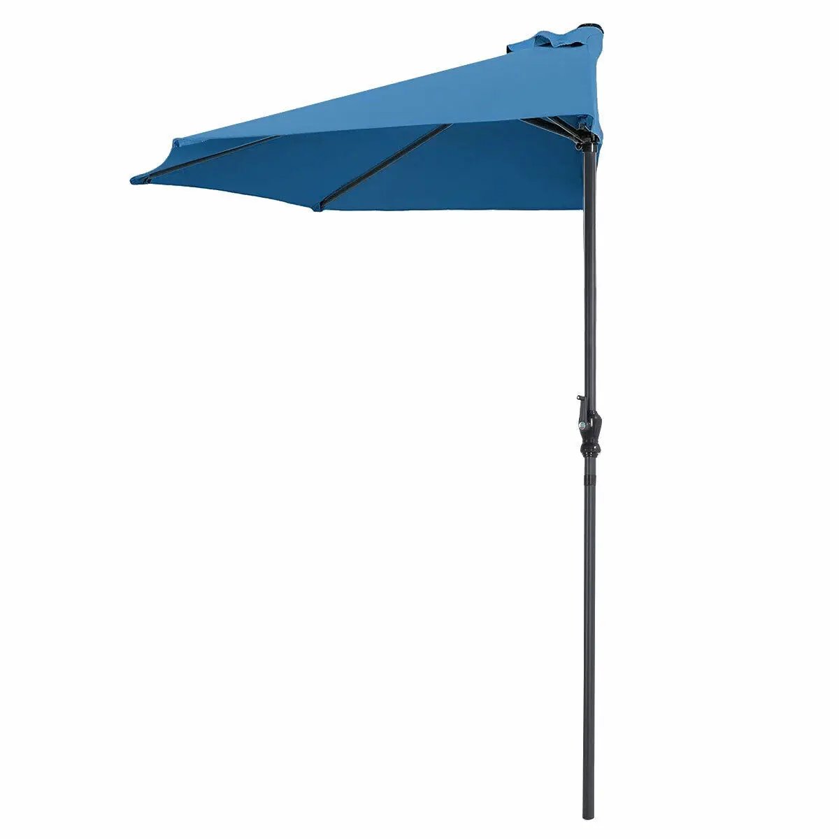 9Ft Patio Bistro Half Round Umbrella by DirectDeals