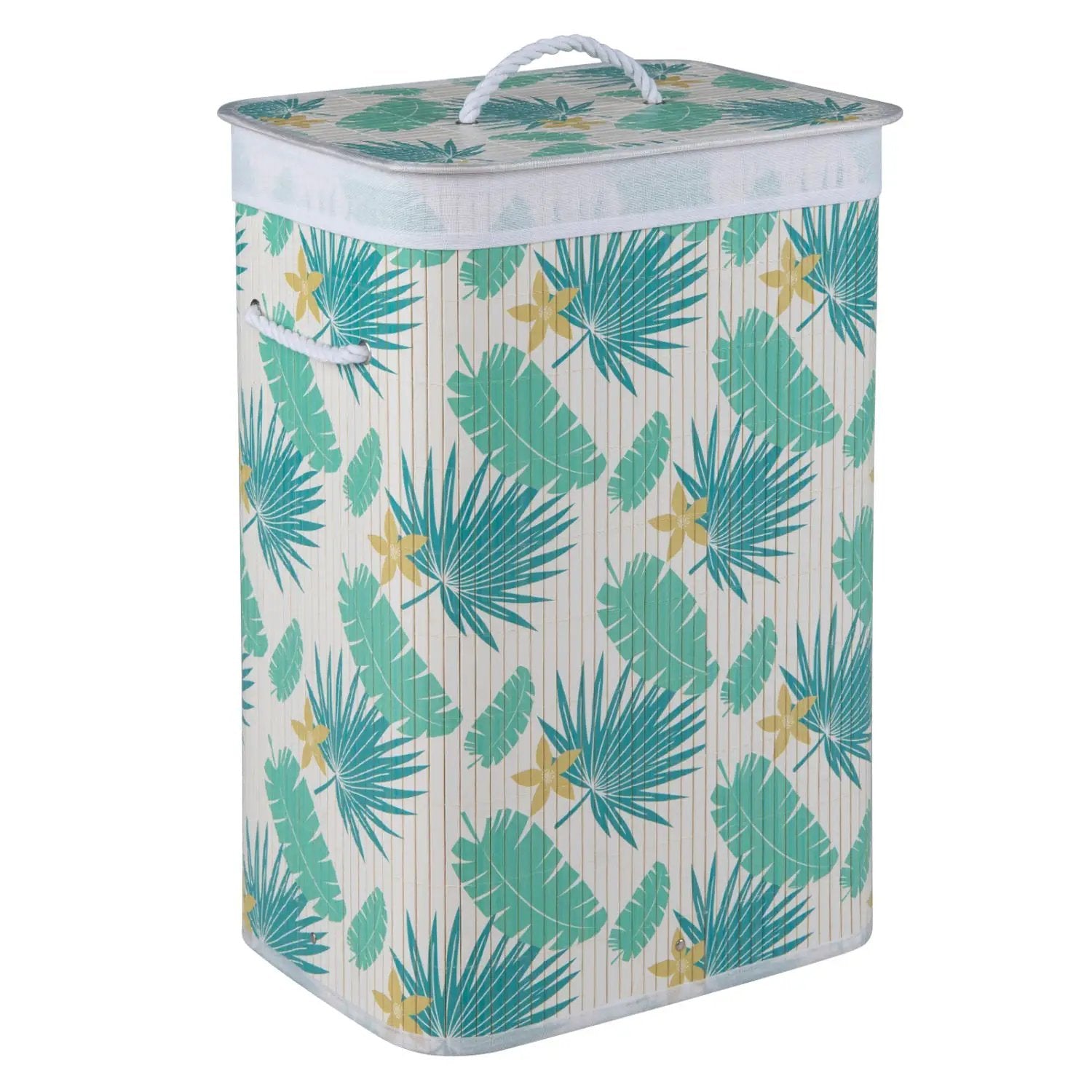19 Gallon Bamboo Laundry Hamper with Removable Liner by DirectDeals