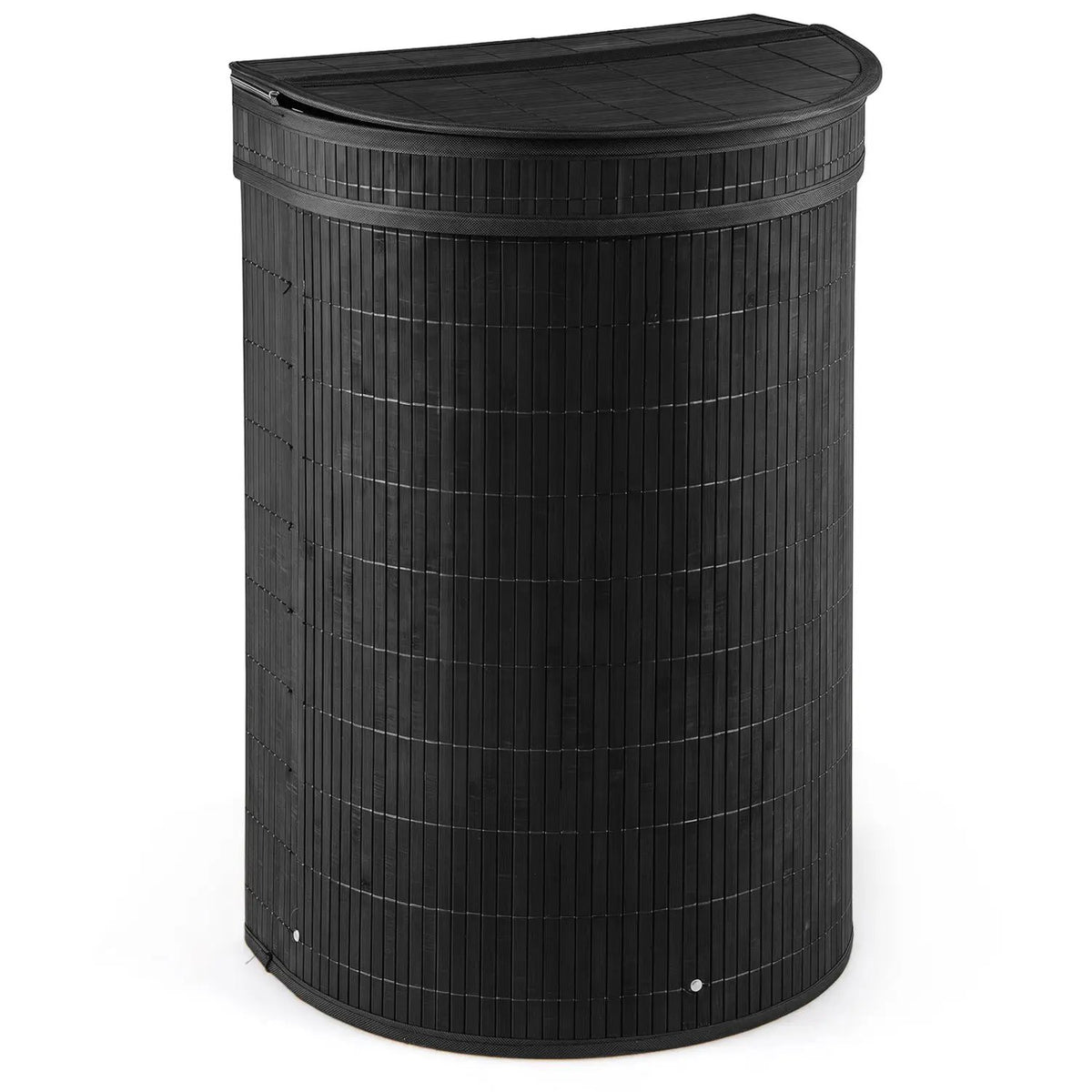 19 Gallon Bamboo Laundry Hamper with Zippered Lid, photo 20 of 24