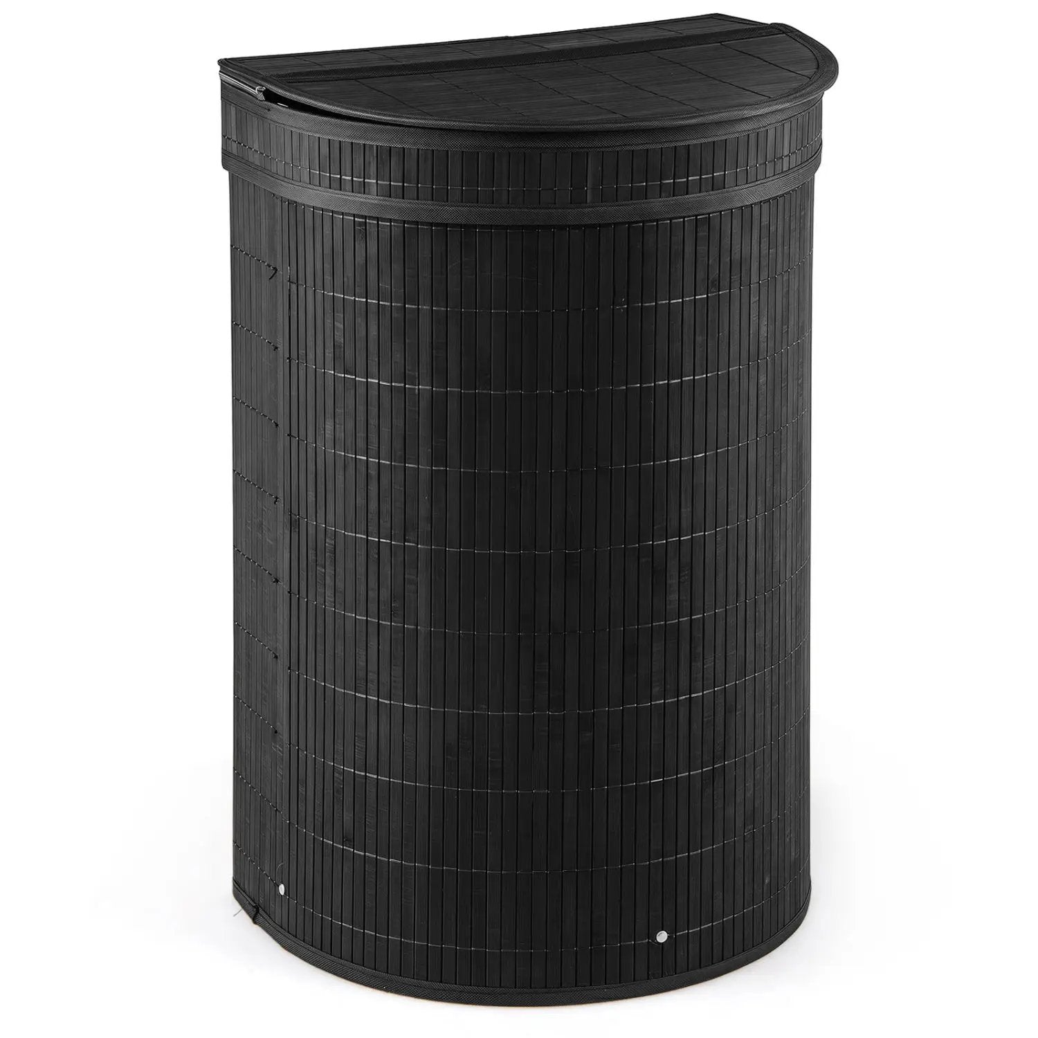 19 Gallon Bamboo Laundry Hamper with Zippered Lid by DirectDeals