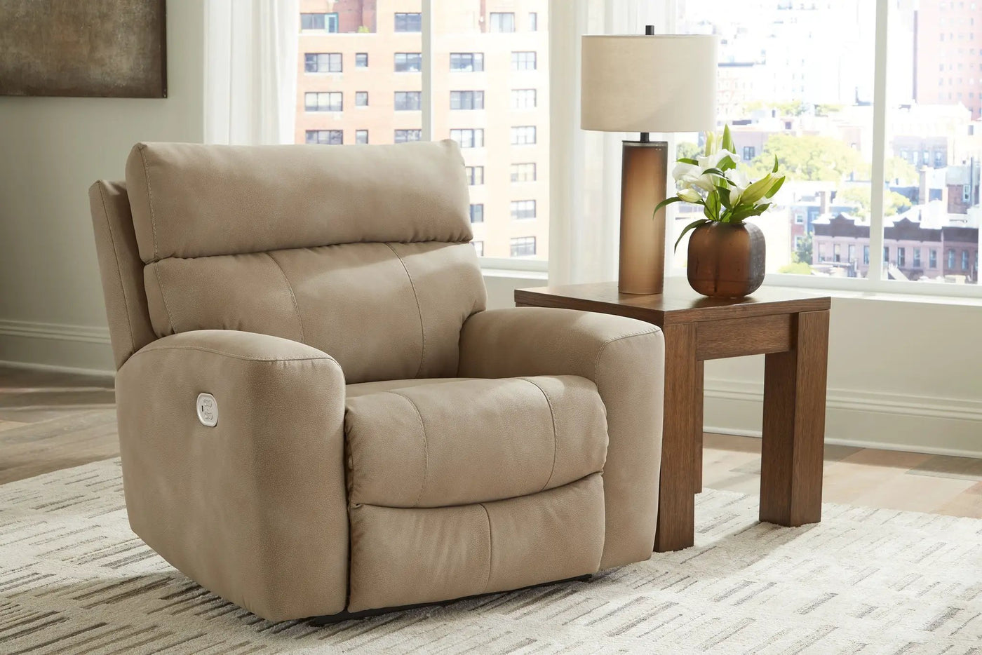 Next-Gen Durapella - Power Recliner With Adj Headrest by Unique Piece Furniture