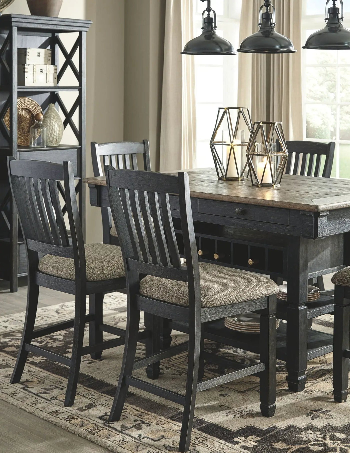 Tyler Creek - Counter Height Table Set by Unique Piece Furniture