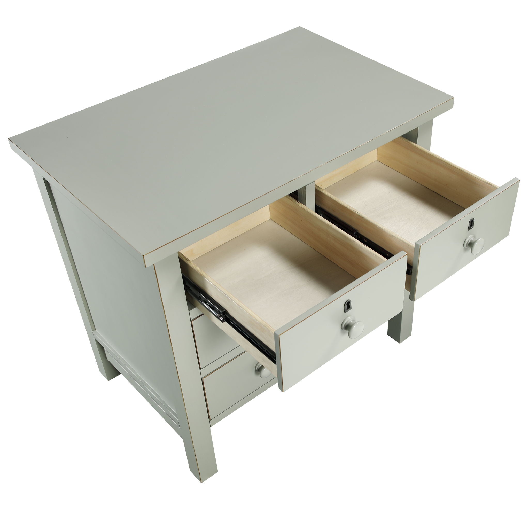 Georgina - 4 Drawer Storage Nightstand by HouseOfZazla