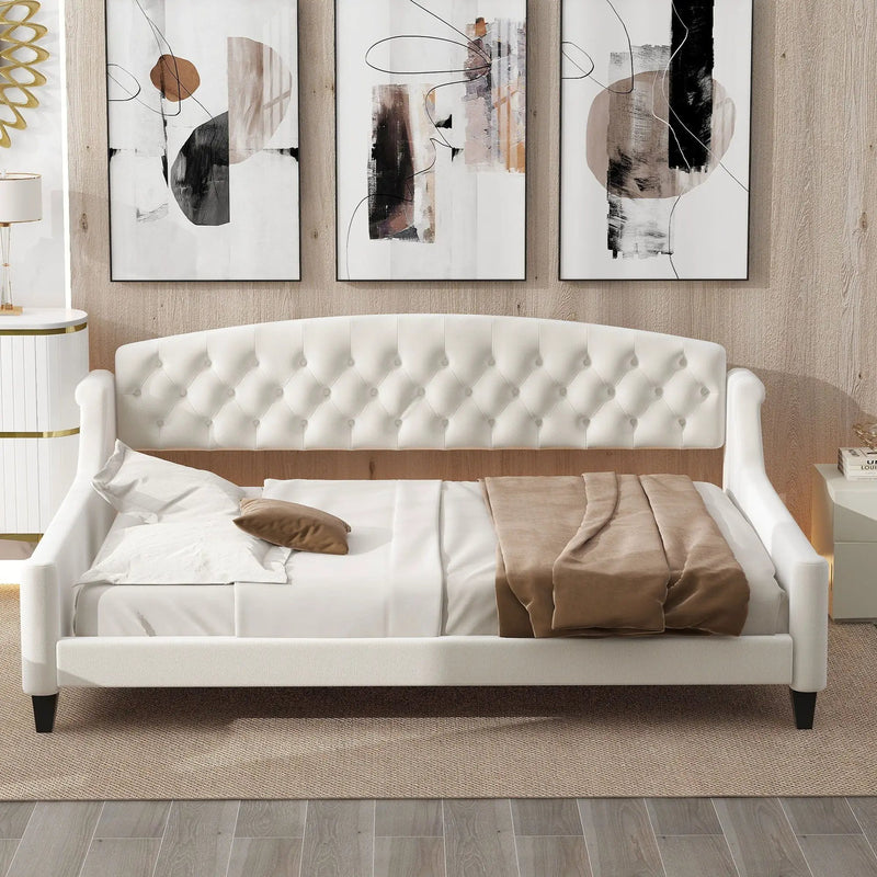 Modern Tufted Button Daybed by Unique Piece Furniture