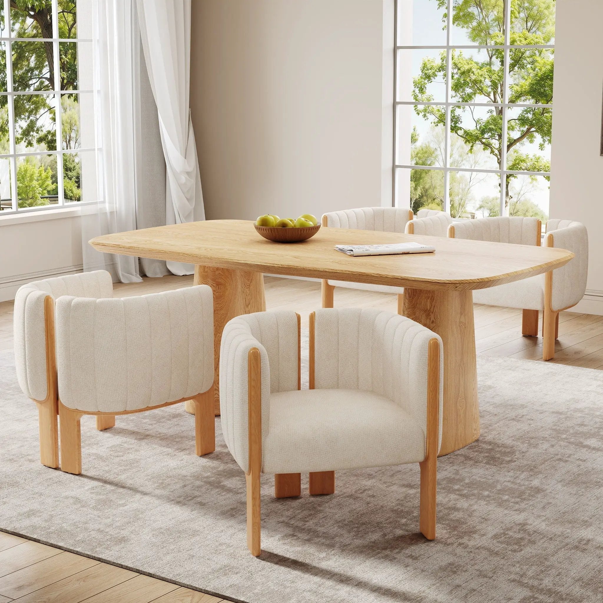 Comfort Stylish Seating Dining Chair Set by HouseOfZazla