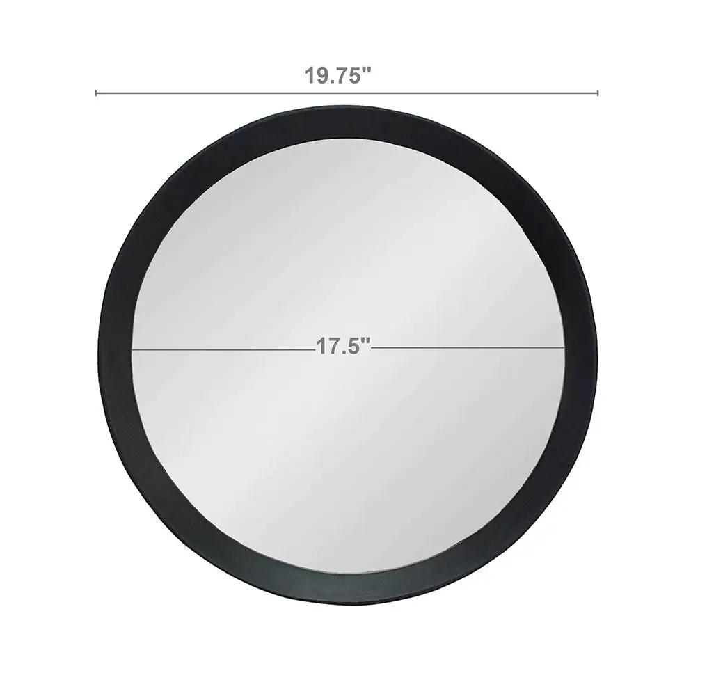 Transitional Decor Style Wall Mirror Decor With Frame For Bathroom by HouseOfZazla