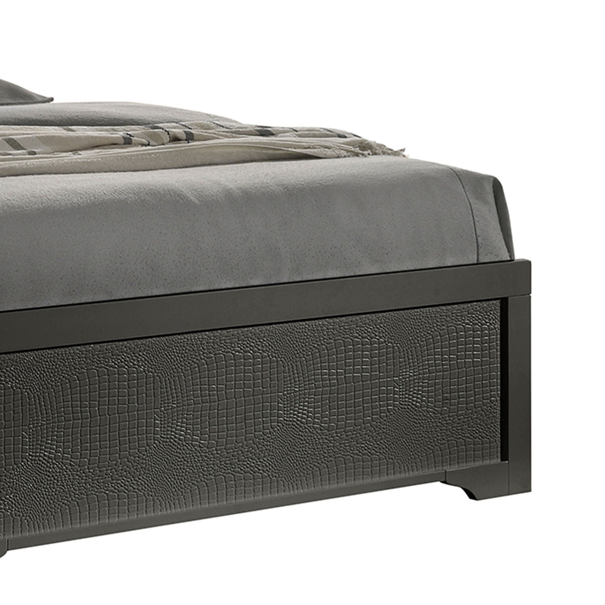 Blaze - Bed With LED Headboard by HouseOfZazla