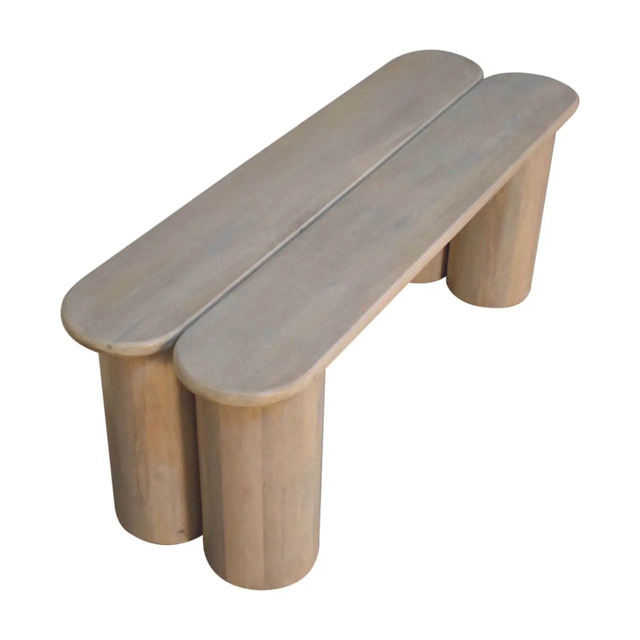 Twin Plank Marble Bench - Marble by HouseOfZazla