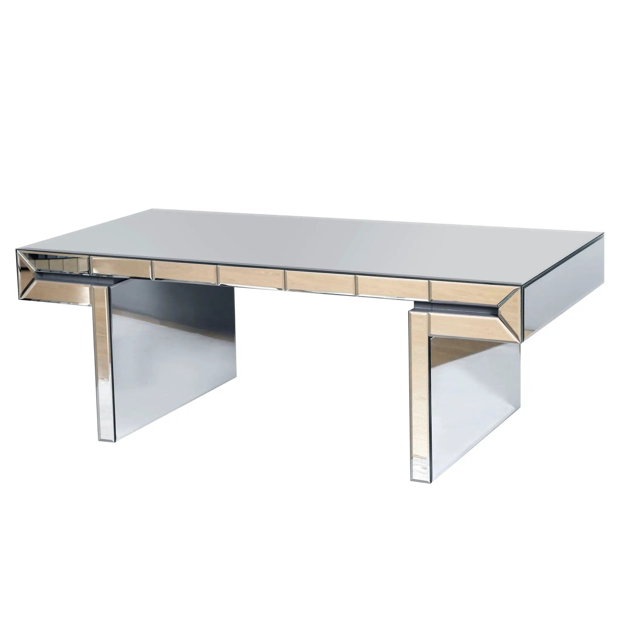 American Vintage Industrial Coffee Table, Double Tier Design by Unique Piece Furniture