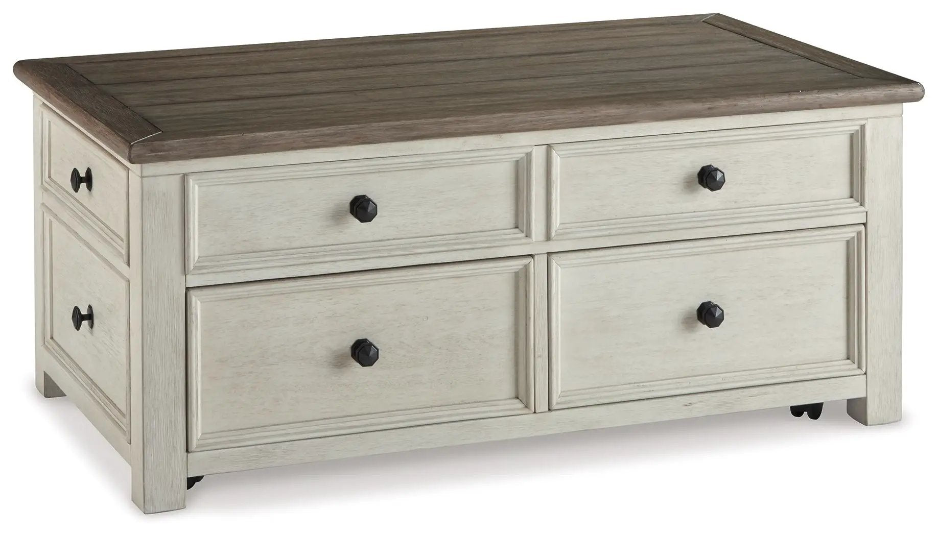 Bolanburg - Lift Top Cocktail Table - White / Brown / Beige by Unique Piece Furniture