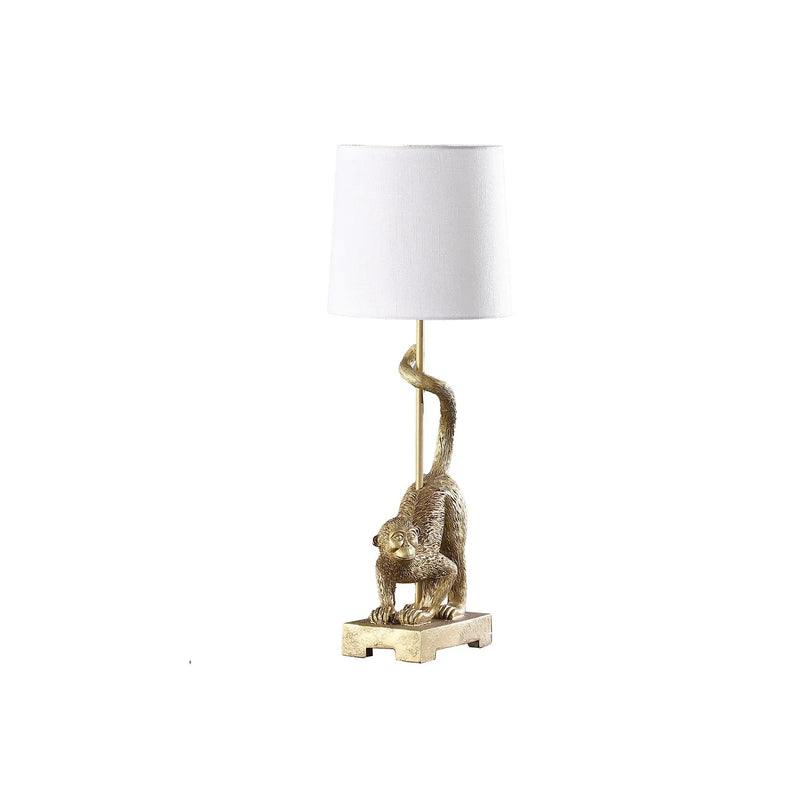 24-Inch Old World Gold Capuchin Monkey Polyresin Table Lamp by HouseOfZazla