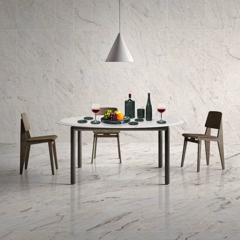 10 Pieces Luxury Natural Marble Dining Room Accessories Set by HouseOfZazla