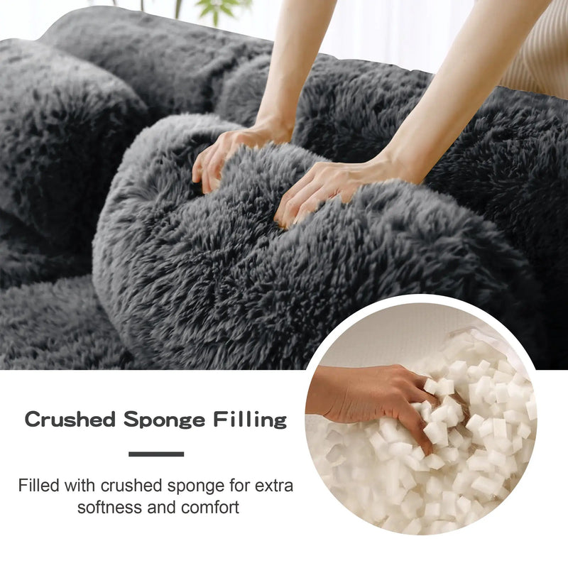 U-Shaped Boneless Sofa by HouseOfZazla
