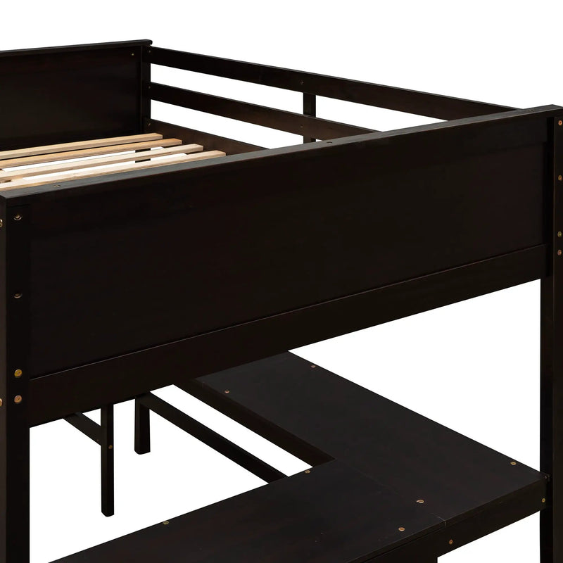 Loft Bed With Shelves With Desk