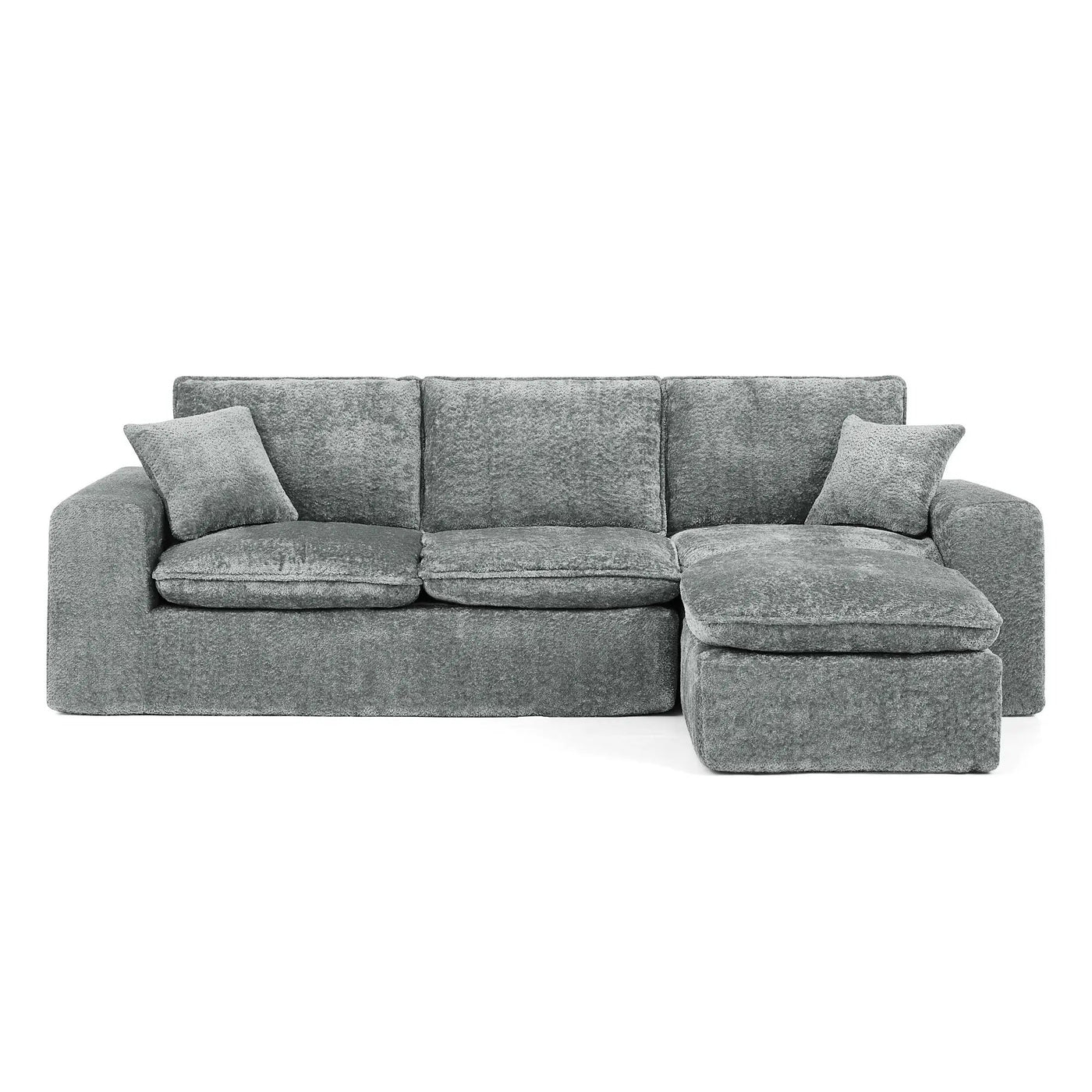 Sectional Sofa With Moveable Ottoman by Unique Piece Furniture