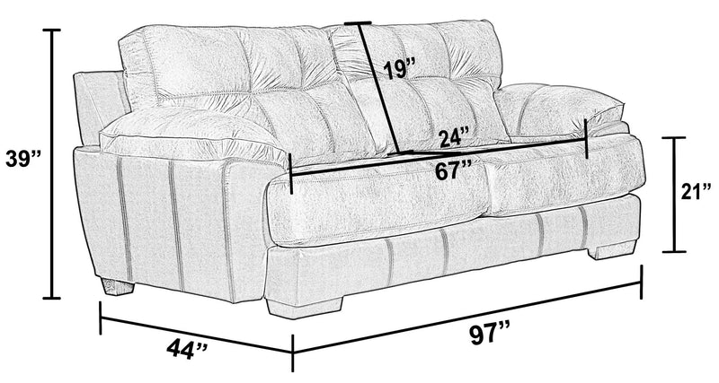 Drummond - Sofa by Unique Piece Furniture