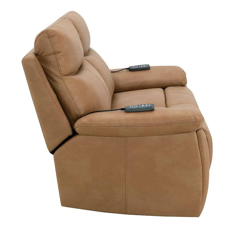 Chavis - Power Motion Loveseat With USB & Power Headrest - Brown by Unique Piece Furniture