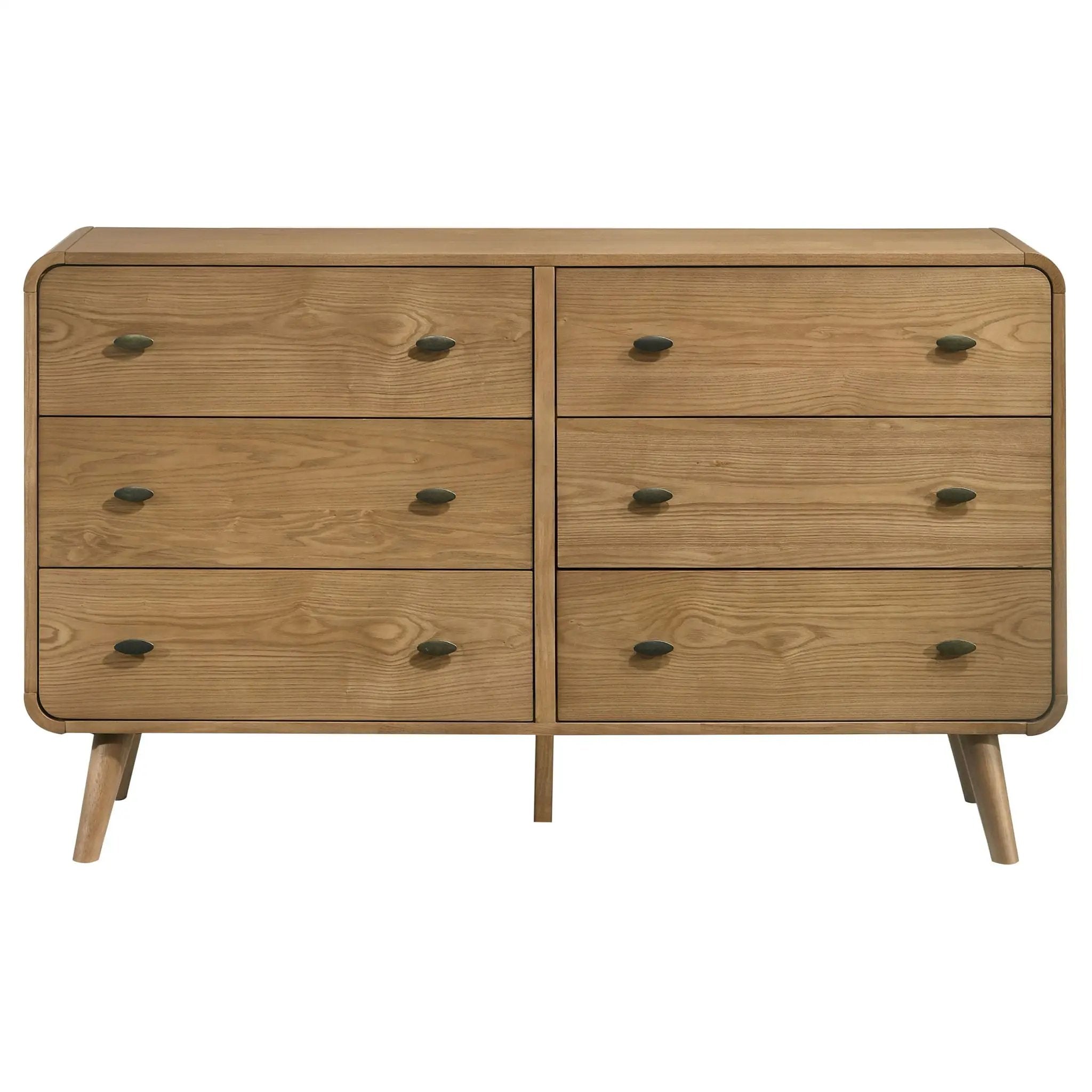 Robyn 6-drawer Bedroom Dresser Light Ash by Unique Piece Furniture