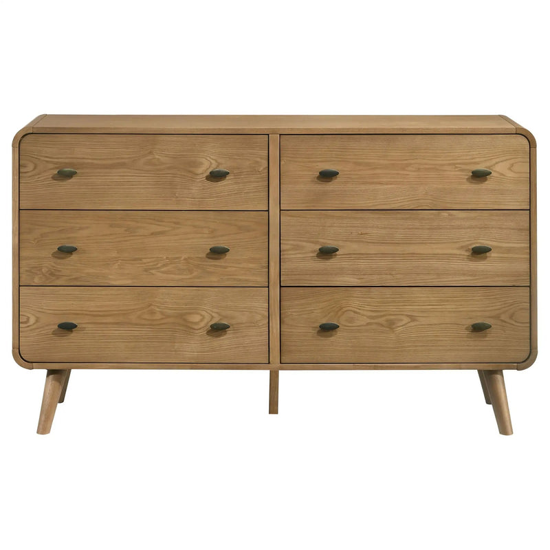 Robyn 6-drawer Bedroom Dresser Light Ash by Unique Piece Furniture