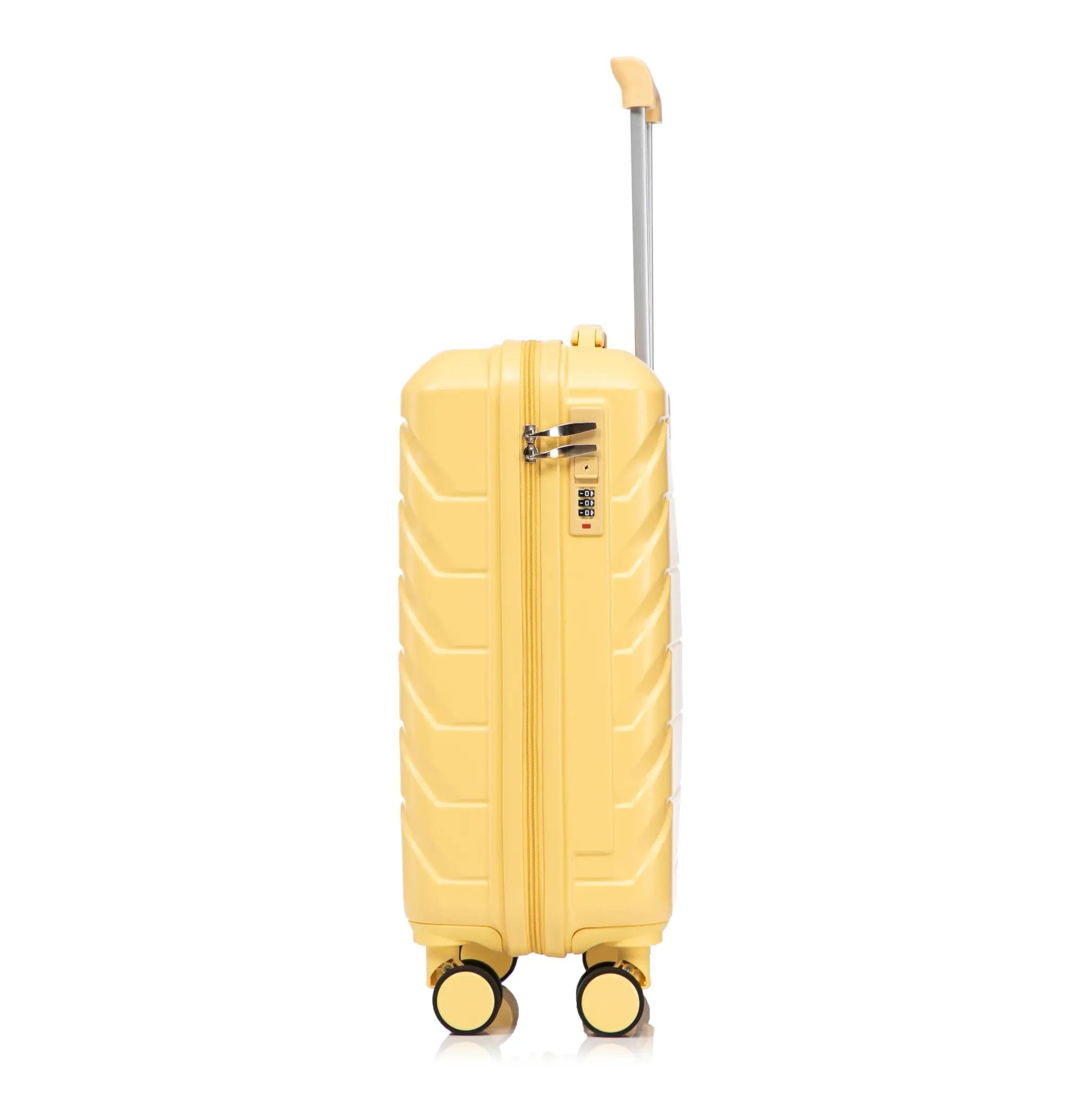 14'/20' 2-Piece ABS Spinner Wheel Luggage Set with Combination Lock by HouseOfZazla
