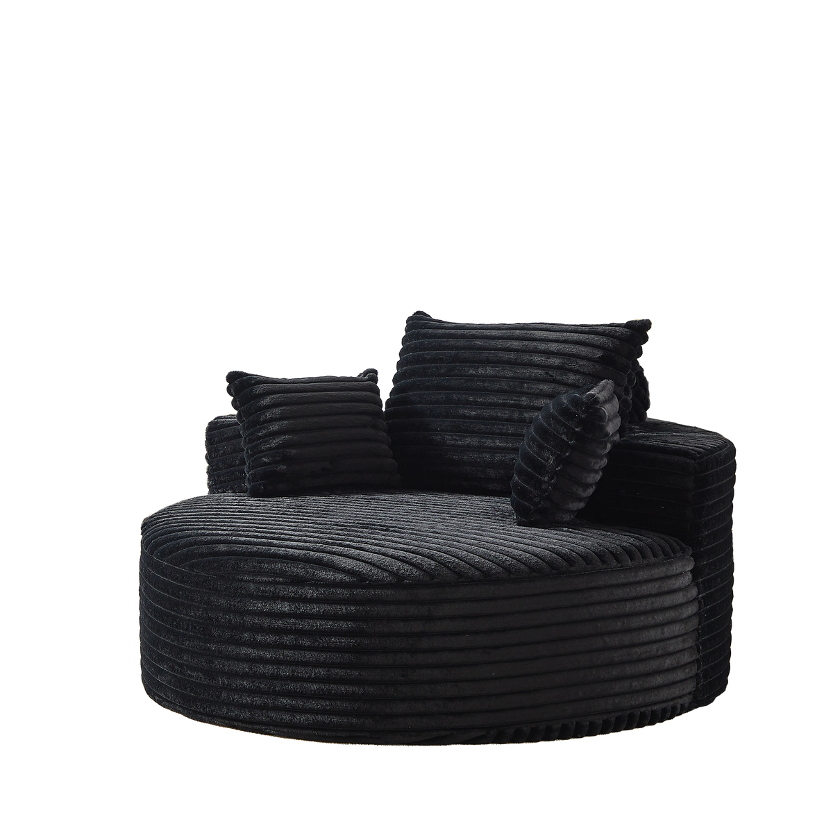 Fluffy Modern Sleeper Chair in Corduroy by HouseOfZazla