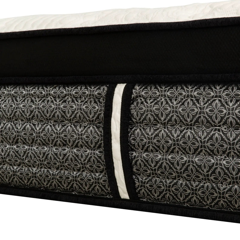 16" Premium Hybrid Mattress In A Box Plush Gel Memory Foam Top With Cooling Technology - Gray / White - Queen by Unique Piece Furniture