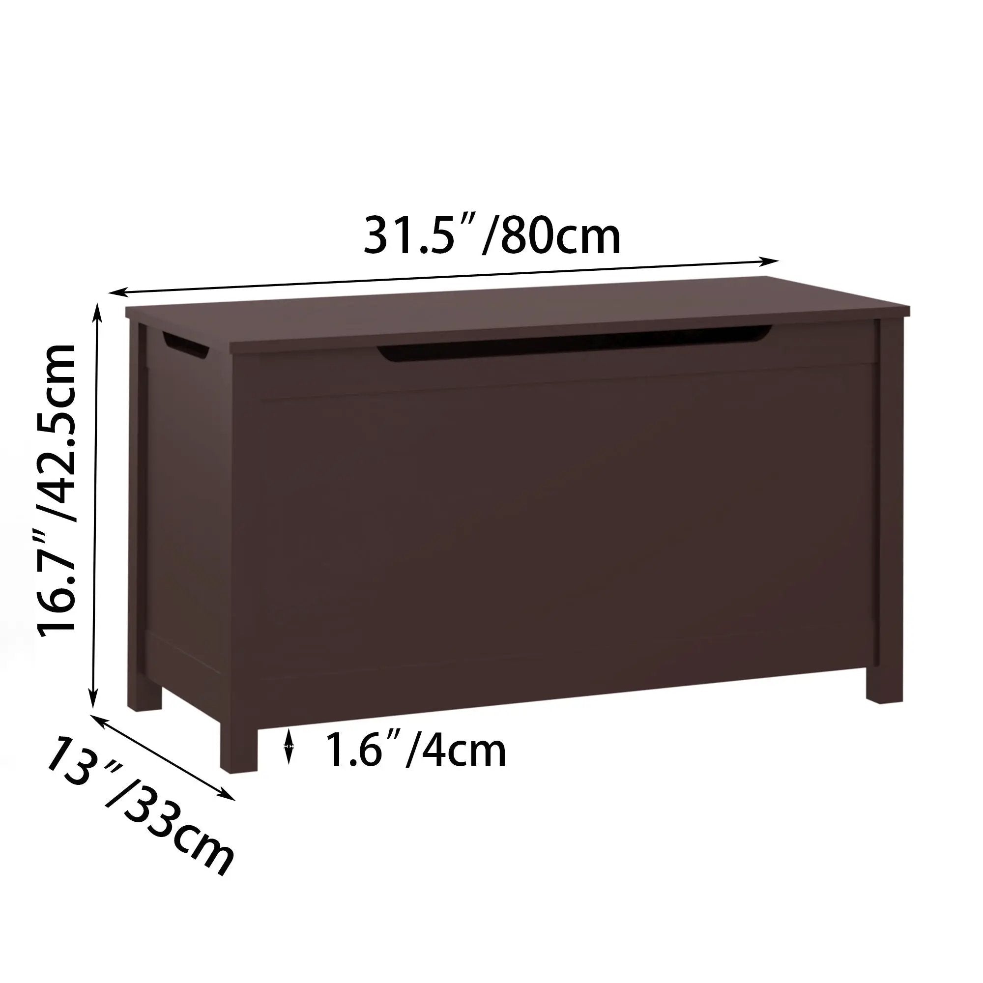 Toy Box Storage With Safety Hinged Lid by HouseOfZazla